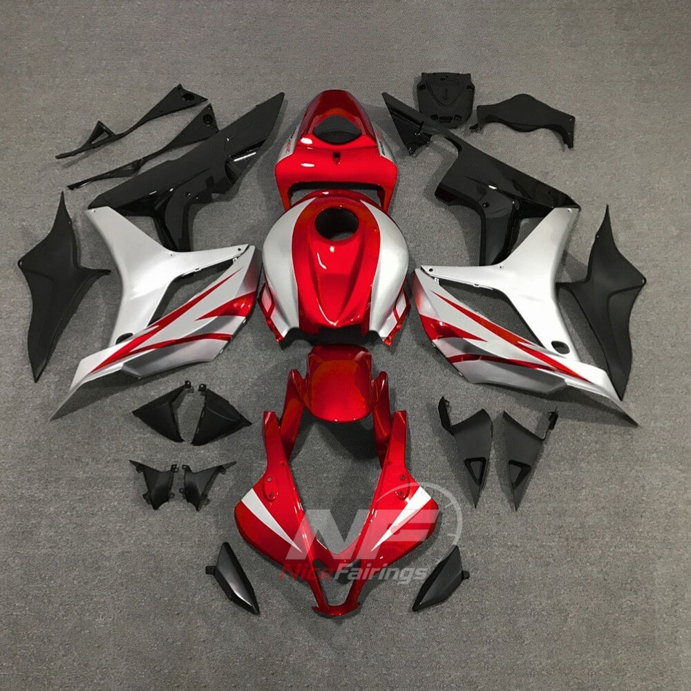 Aftermarket Red Injection-Molded Fairings Compatible with Honda CBR600RR F5 2007-2008 | NiceFairings - main product image