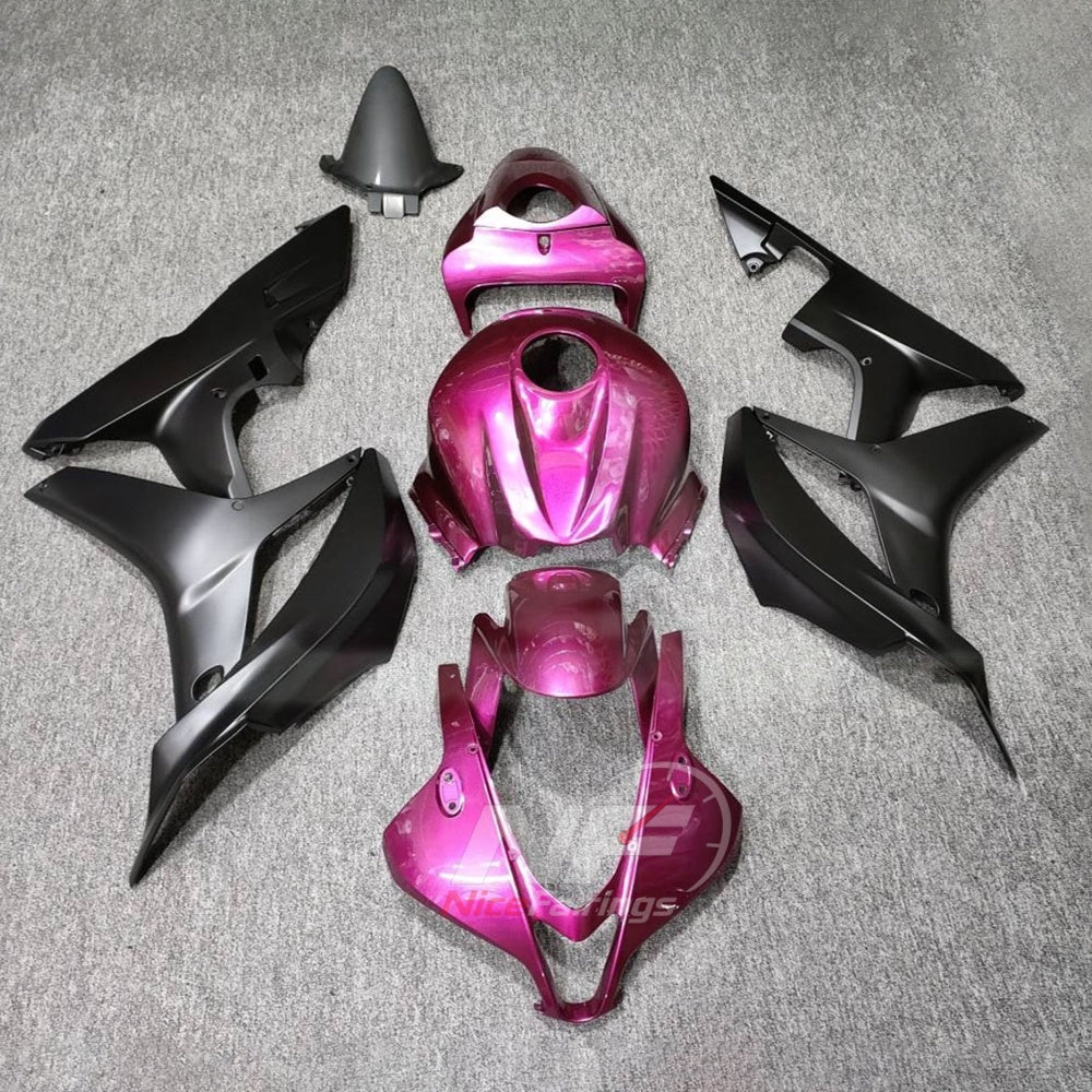 Custom-Painted Pink ABS Injection Fairing Kit Fits 2007-2008 Honda CBR600RR F5 | NiceFairings - main product image