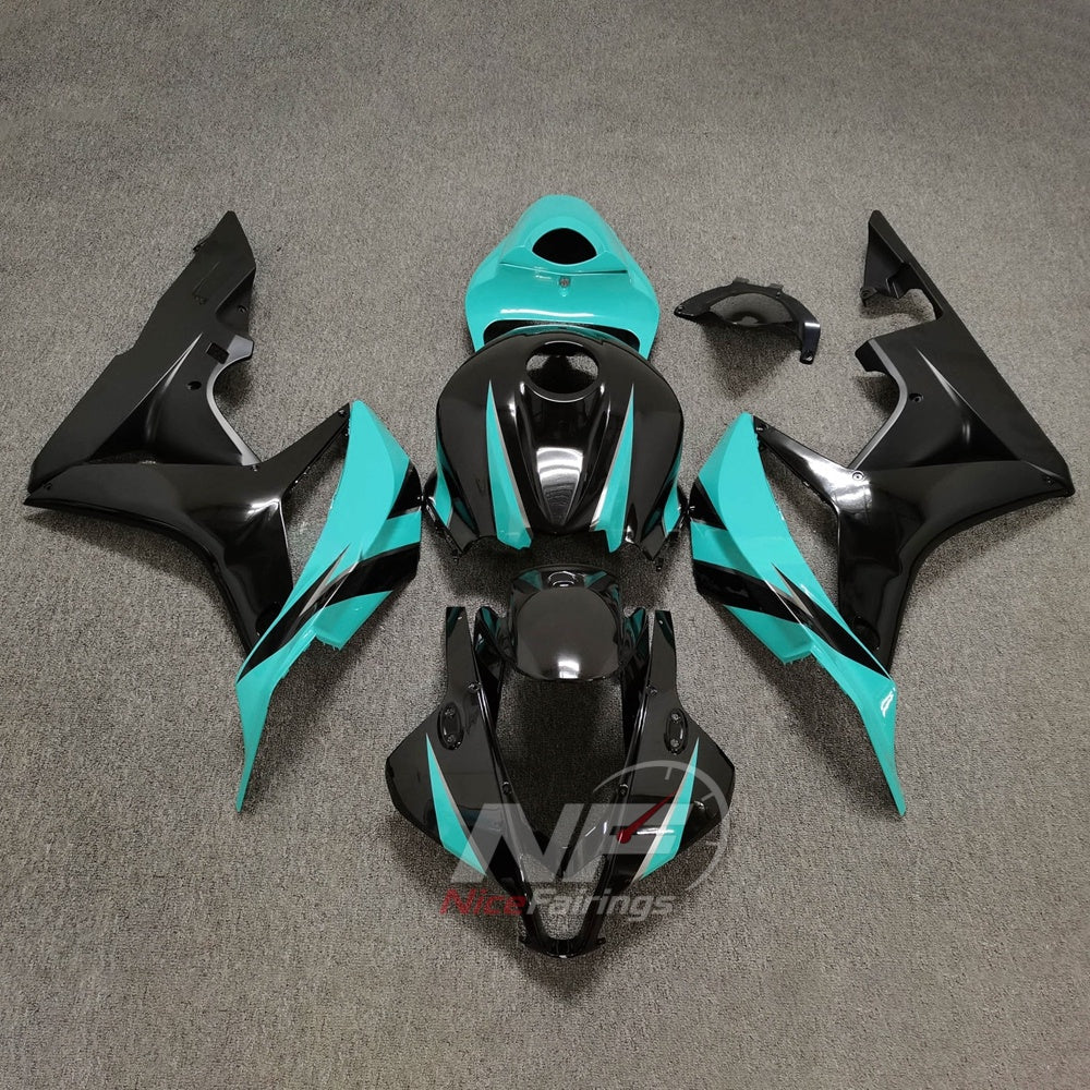 Aftermarket Black Injection-Molded Fairing Set Fits Honda CBR600RR F5 2007-2008 | NiceFairings - main product image