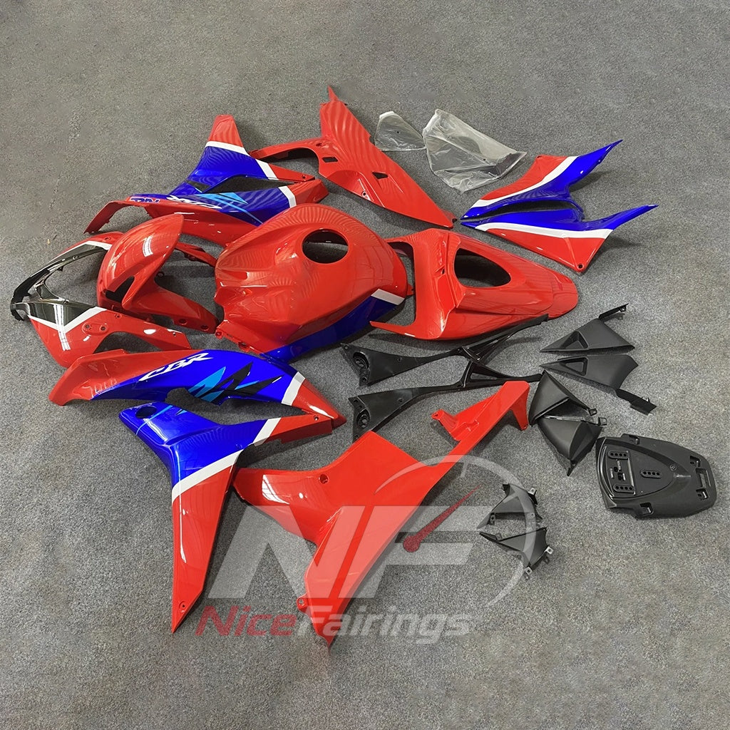 Replacement ABS Cowling Set Fits 2007-2008 Honda CBR600RR F5 | NiceFairings - side angle image