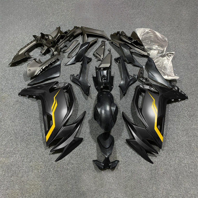 For KAWASAKI Ninja 650 ER-6F 2020-2026 Yellow Black Sportbike Fairings Kit Replacement Cowling | NiceFairings - main product image