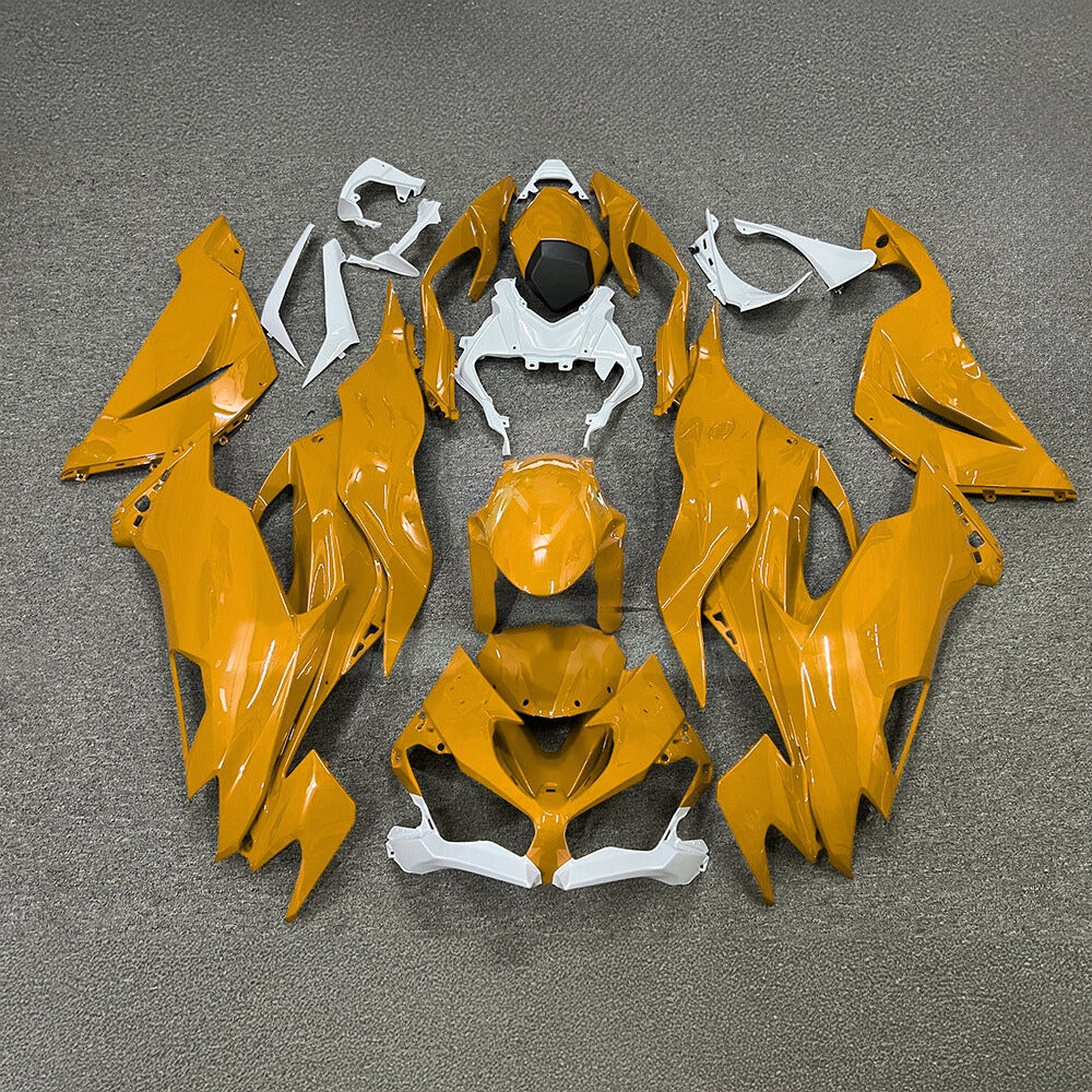 Kawasaki Ninja ZX-6R 636 2019-2023 Custom Fairings Pearl White | NiceFairings - main product image