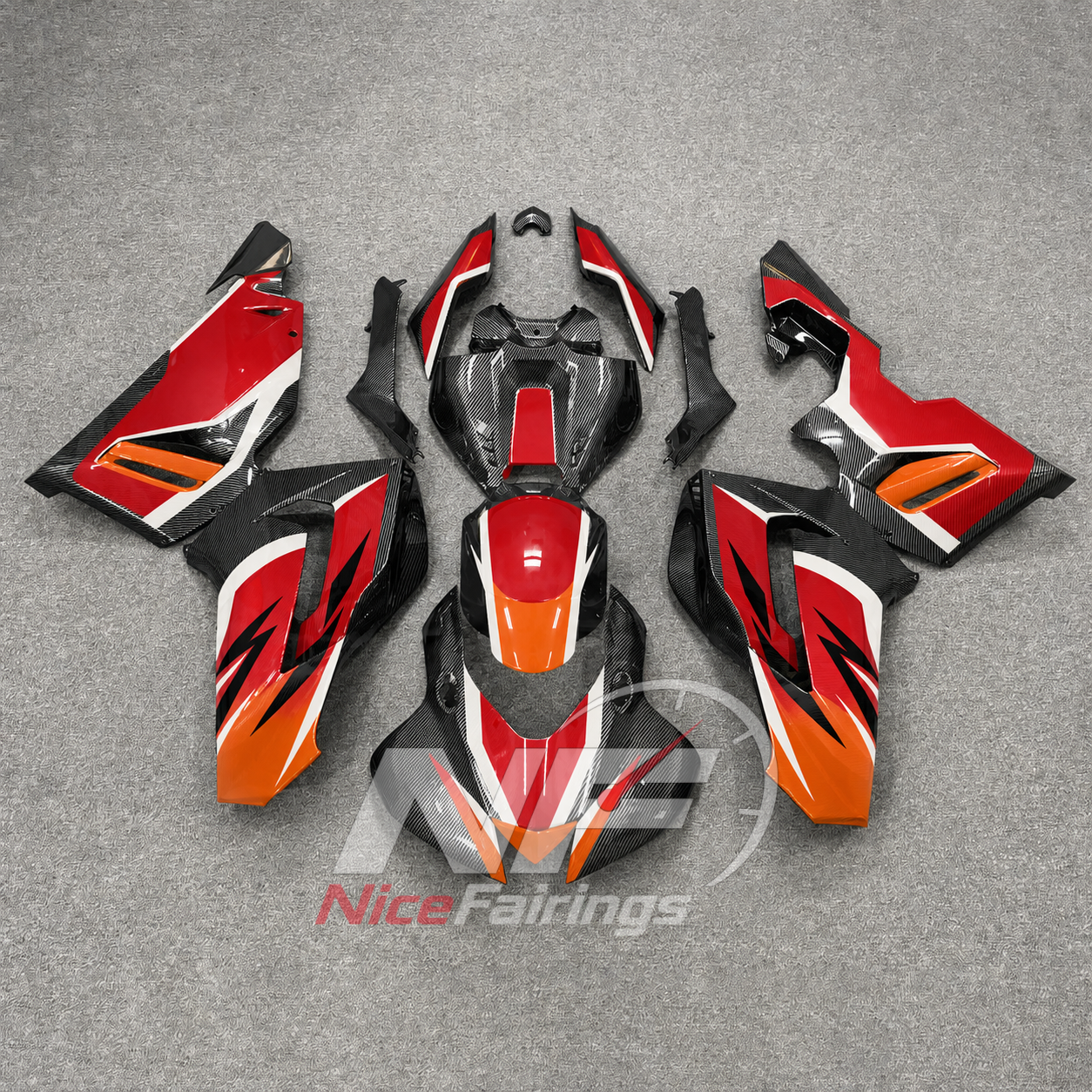 White Red Black Blue ABS fairing kit for Honda CBR1000RR-R 2020-2023, design A03-P03 - image 4