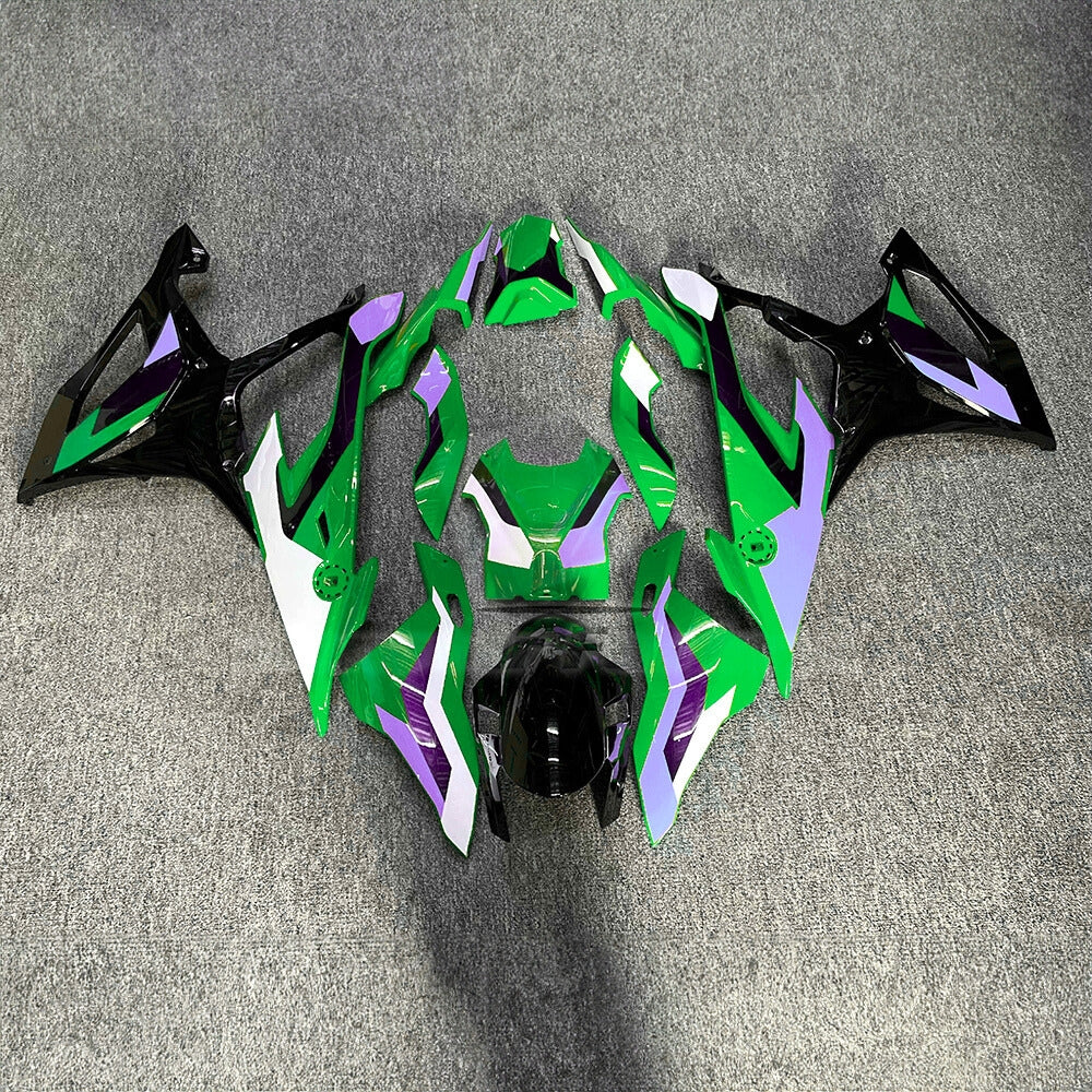 For BMW S1000RR 2019-2022 Racing Blue ABS Fairing Kit, Custom Painted Motorcycle Bodywork | NiceFairings - main product image