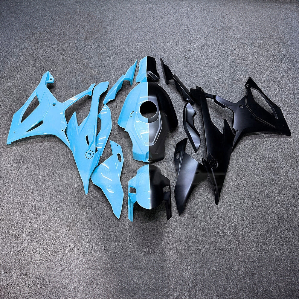 For BMW S1000RR 2019-2022 White Black Sportbike Fairings, Custom ABS Bodywork And Replacement Plastics | NiceFairings - main product image