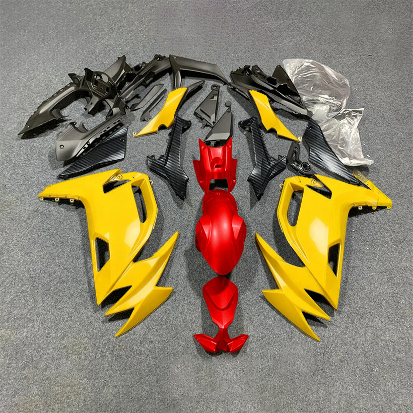 For KAWASAKI Ninja 650 ER-6F 2020-2026 Yellow Black Custom Painted Motorcycle Fairings Kit | NiceFairings - main product image