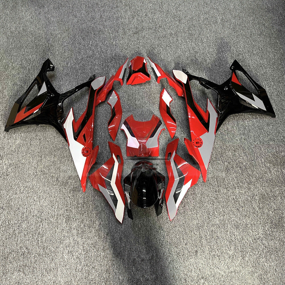 For BMW S1000RR 2019-2022 Silver Black Sportbike Fairings, Custom ABS Bodywork And Replacement Plastics | NiceFairings - main product image