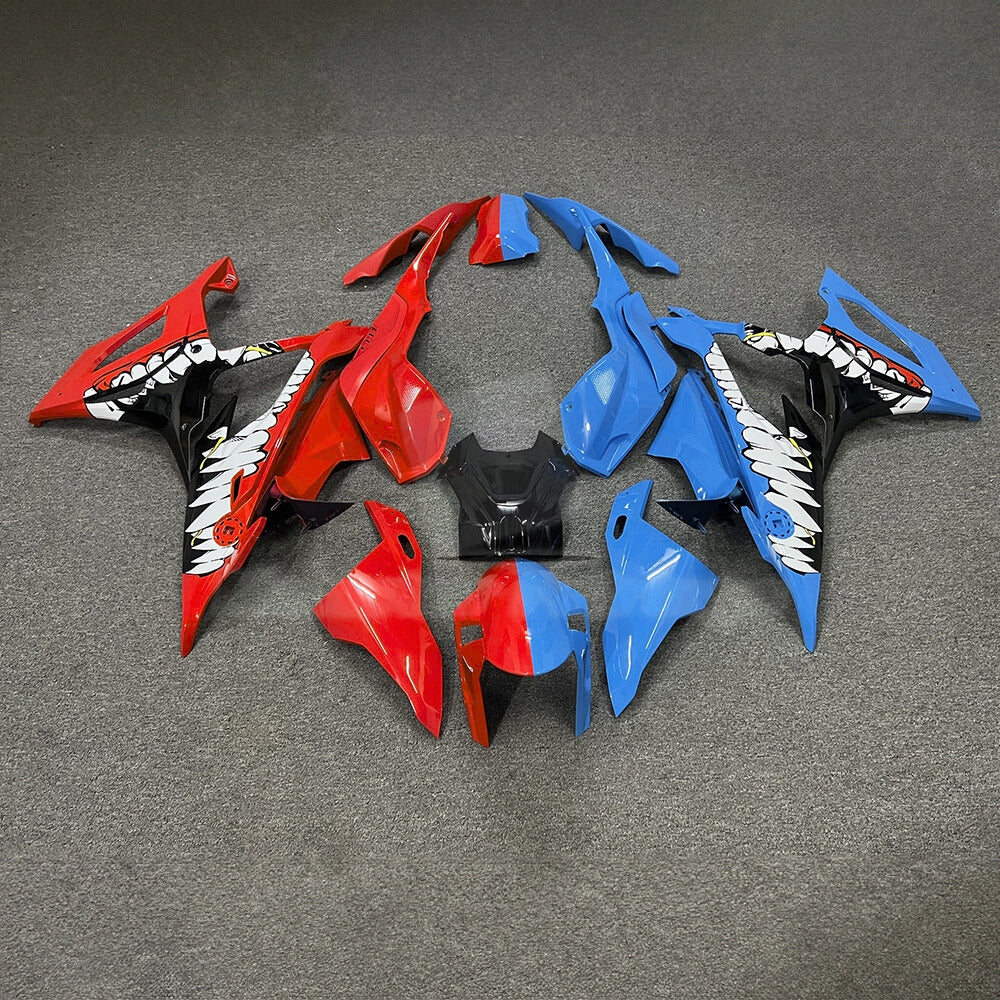 For BMW S1000RR 2019-2022 Carbon Look Full Fairing Kit, Painted ABS Motorcycle Plastics | NiceFairings - main product image