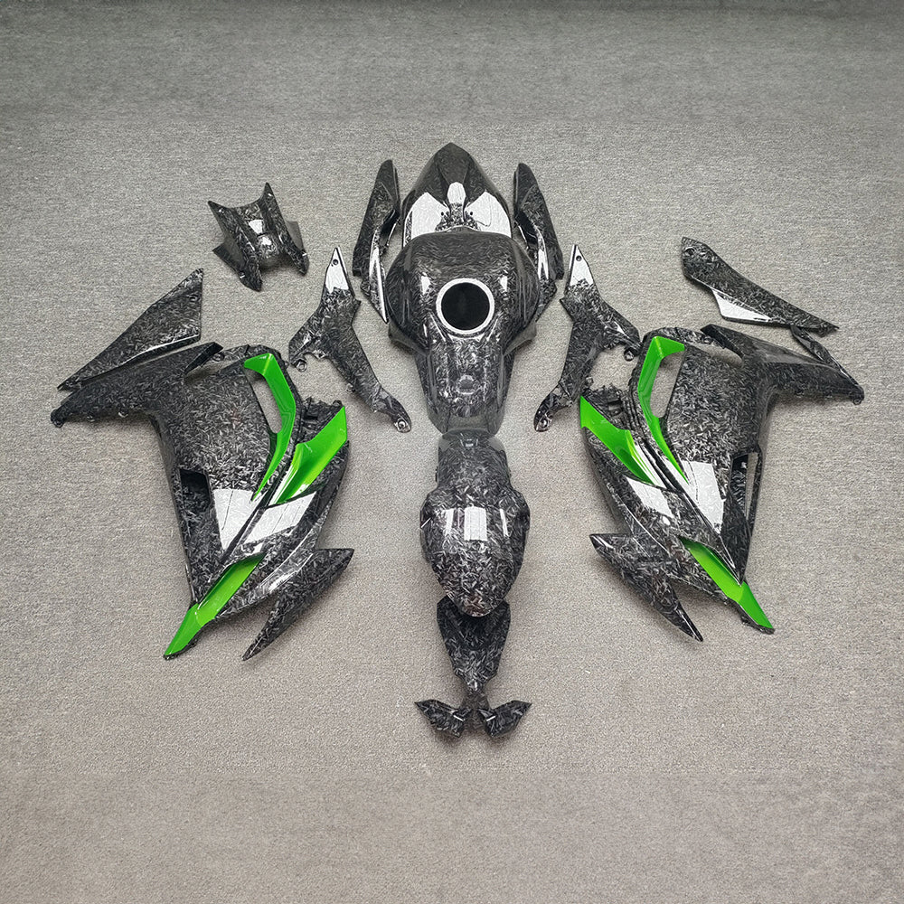 For KAWASAKI Ninja 650 ER-6F 2020-2026 Green Black Custom Painted Motorcycle Fairings Kit | NiceFairings - main product image