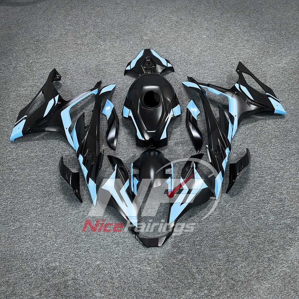 For BMW S1000RR 2023-2024 Red Black ABS Fairing Kit with Painted Bodywork and Replacement Panels | NiceFairings - paint design NO.3 option image