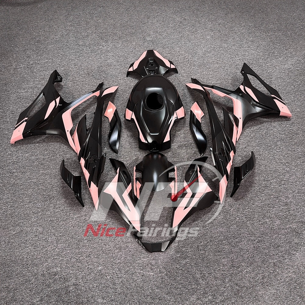 For BMW S1000RR 2023-2024 Blue Black Custom Fairings with ABS Sportbike Plastics and Full Body Kit | NiceFairings - paint design NO.4 option image