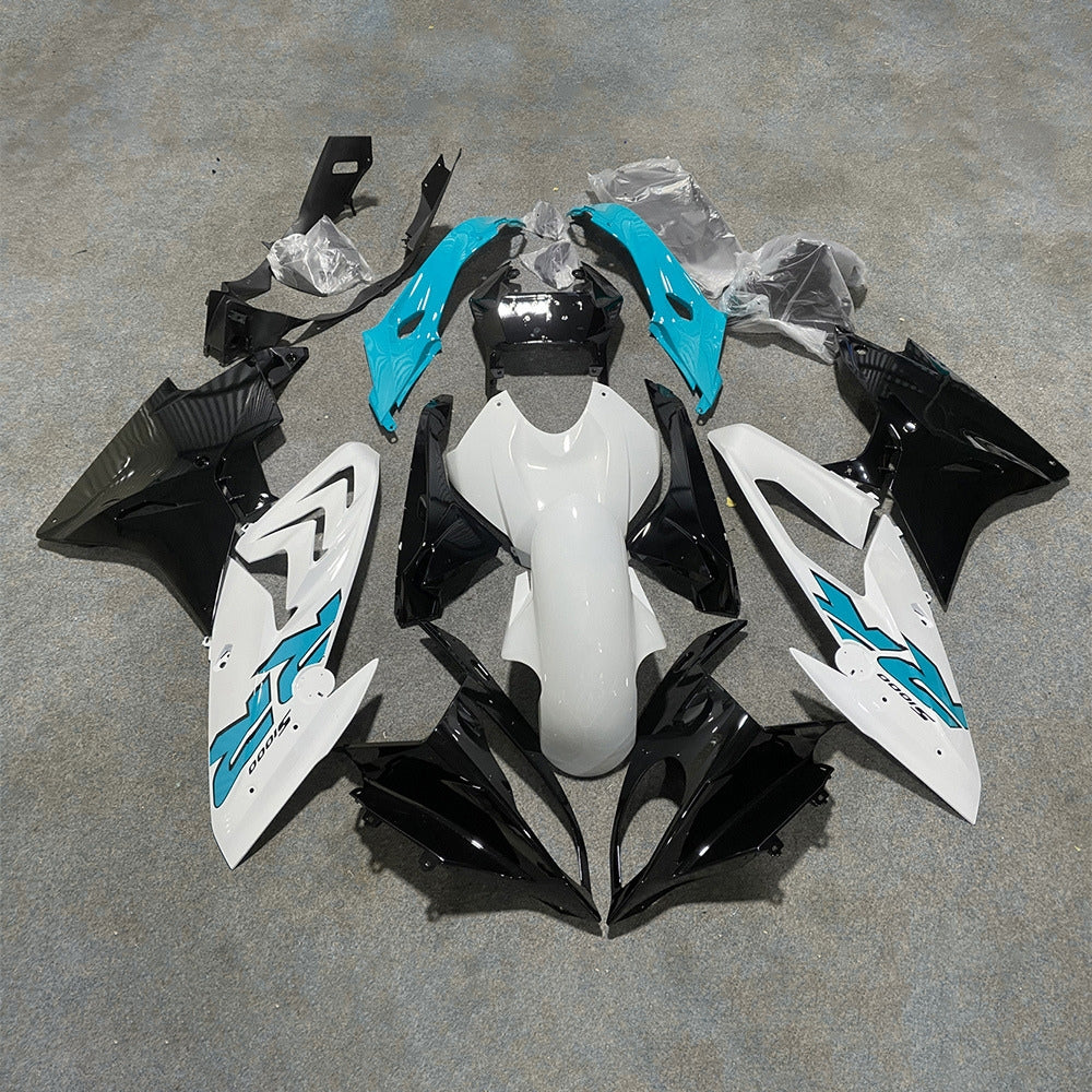 For BMW S1000RR 2017-2018 Grey Blue Standard No Tank Cover Full Fairing Kit, Painted ABS Motorcycle Plastics | NiceFairings - main product image