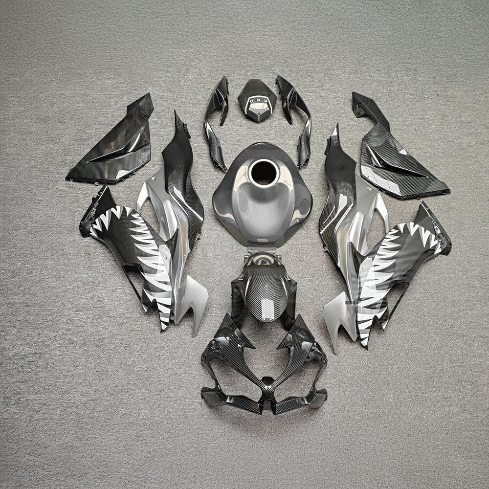 For Kawasaki ZX-6R 636 2019-2023 Replacement Fairing Set Pearl White Signature Edition | NiceFairings - main product image