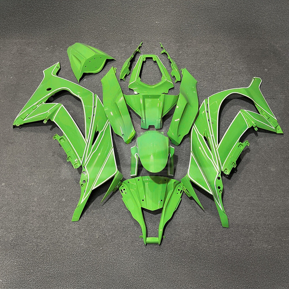KAWASAKI ZX10R 2011-2015 Custom ABS Motorcycle Fairings | NiceFairings - paint design NO.1 option image