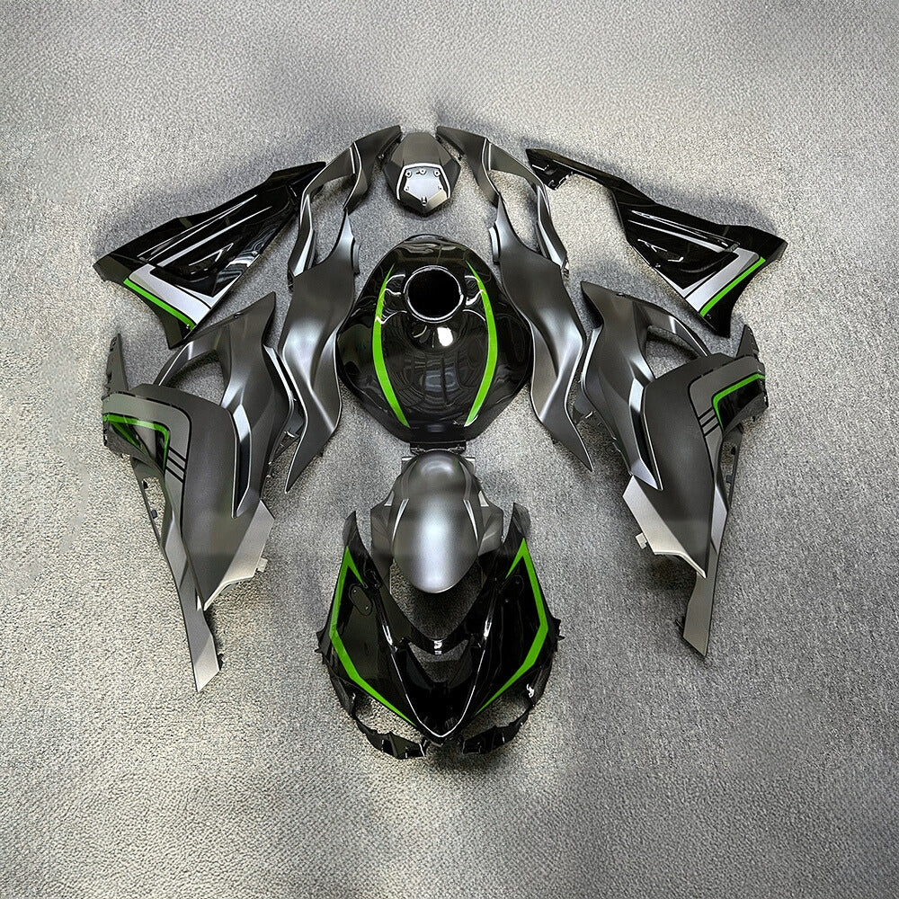 For Kawasaki Ninja ZX-6R 636 2024-2025 Custom Fairings Matte Black Tank Cover | NiceFairings - main product image