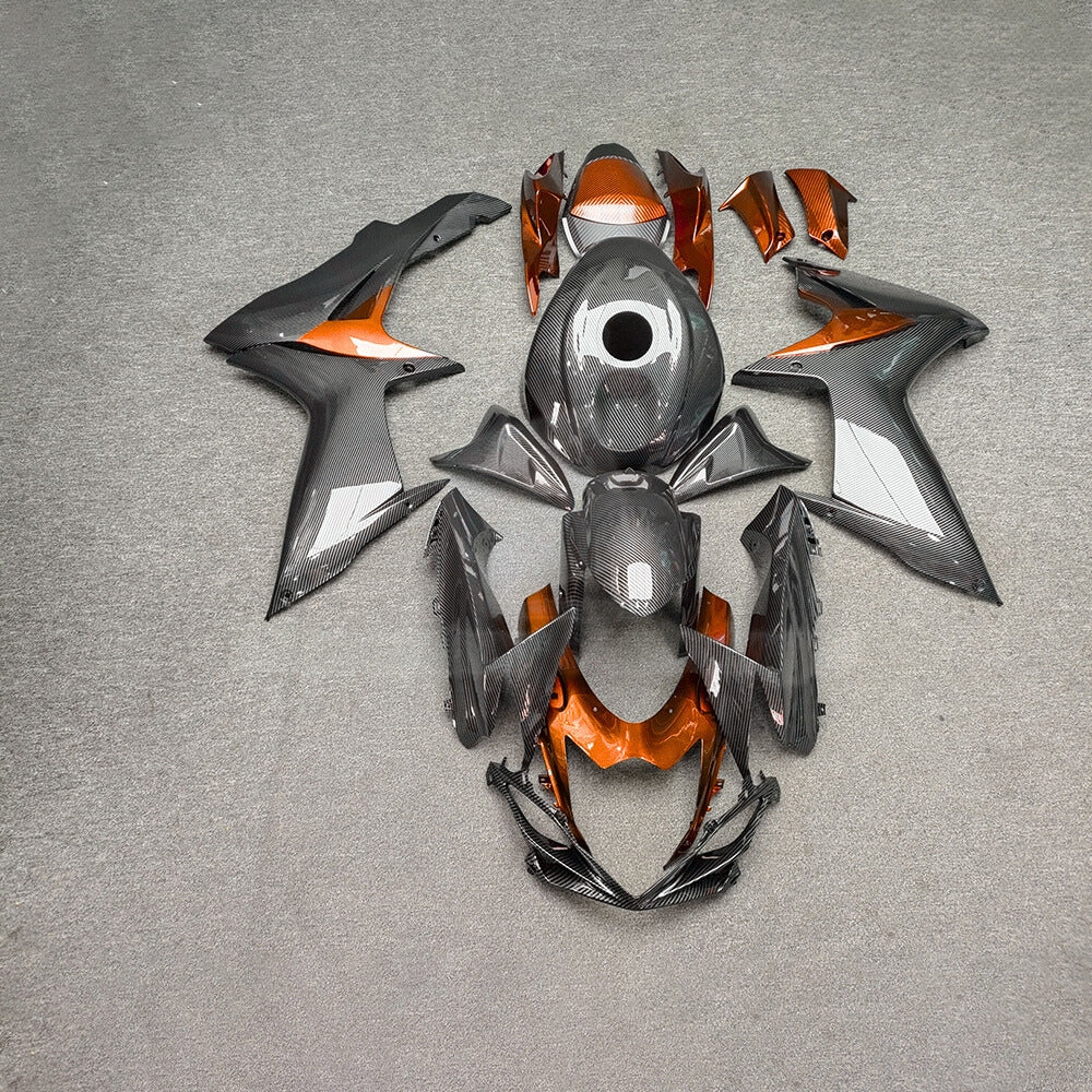 For Suzuki GSXR600 GSXR750 K11 2011-2016 Painted ABS Fairings White Green Complete Bodywork | NiceFairings - paint design NO.2 option image