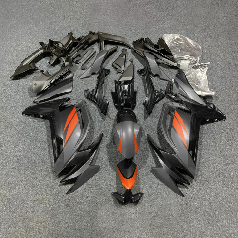 For KAWASAKI Ninja 650 ER-6F 2020-2026 Orange Black Injection Molded Fairing Kit Bodywork Set | NiceFairings - main product image