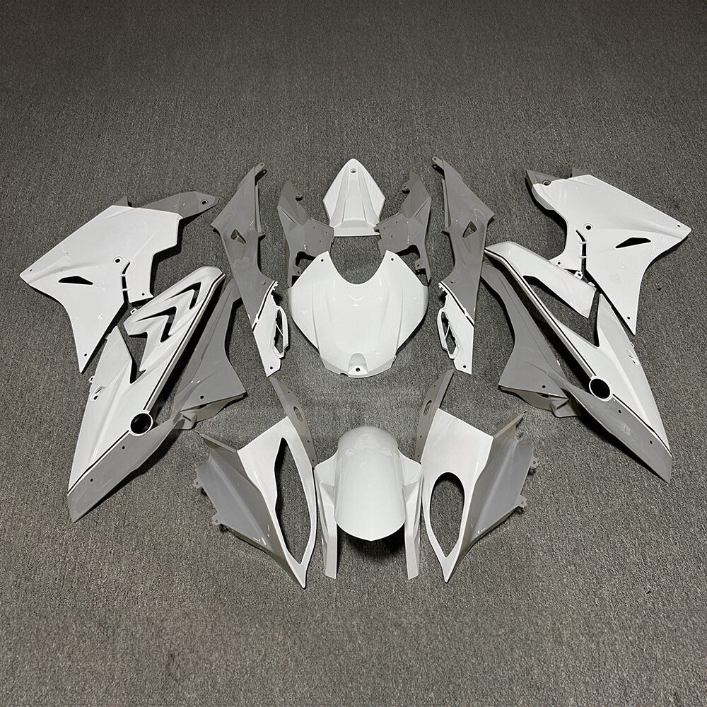 For BMW S1000RR 2017-2018 Pearl White Standard No Tank Cover Sportbike Fairings, Custom ABS Bodywork And Replacement Plastics | NiceFairings - main product image