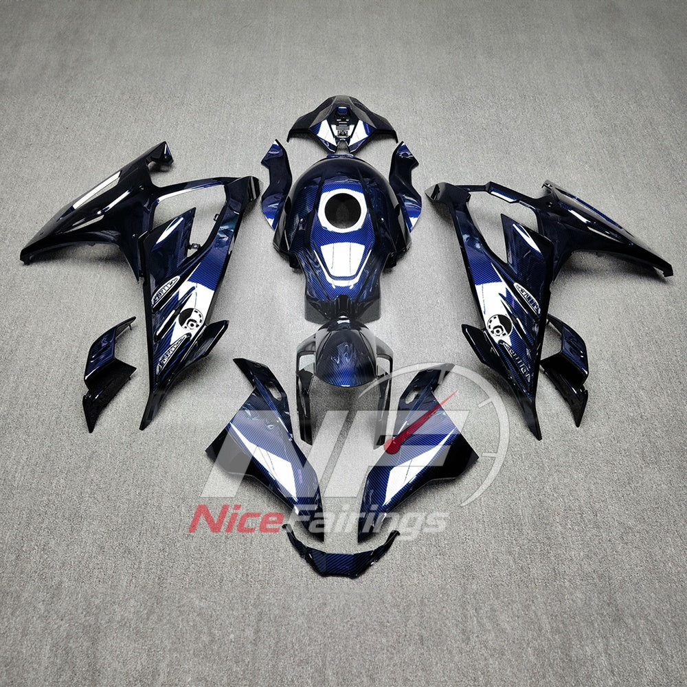 For BMW S1000RR 2023-2024 Green Black Motorcycle Fairing Kit with Aftermarket Body Panels | NiceFairings - paint design NO.8 option image