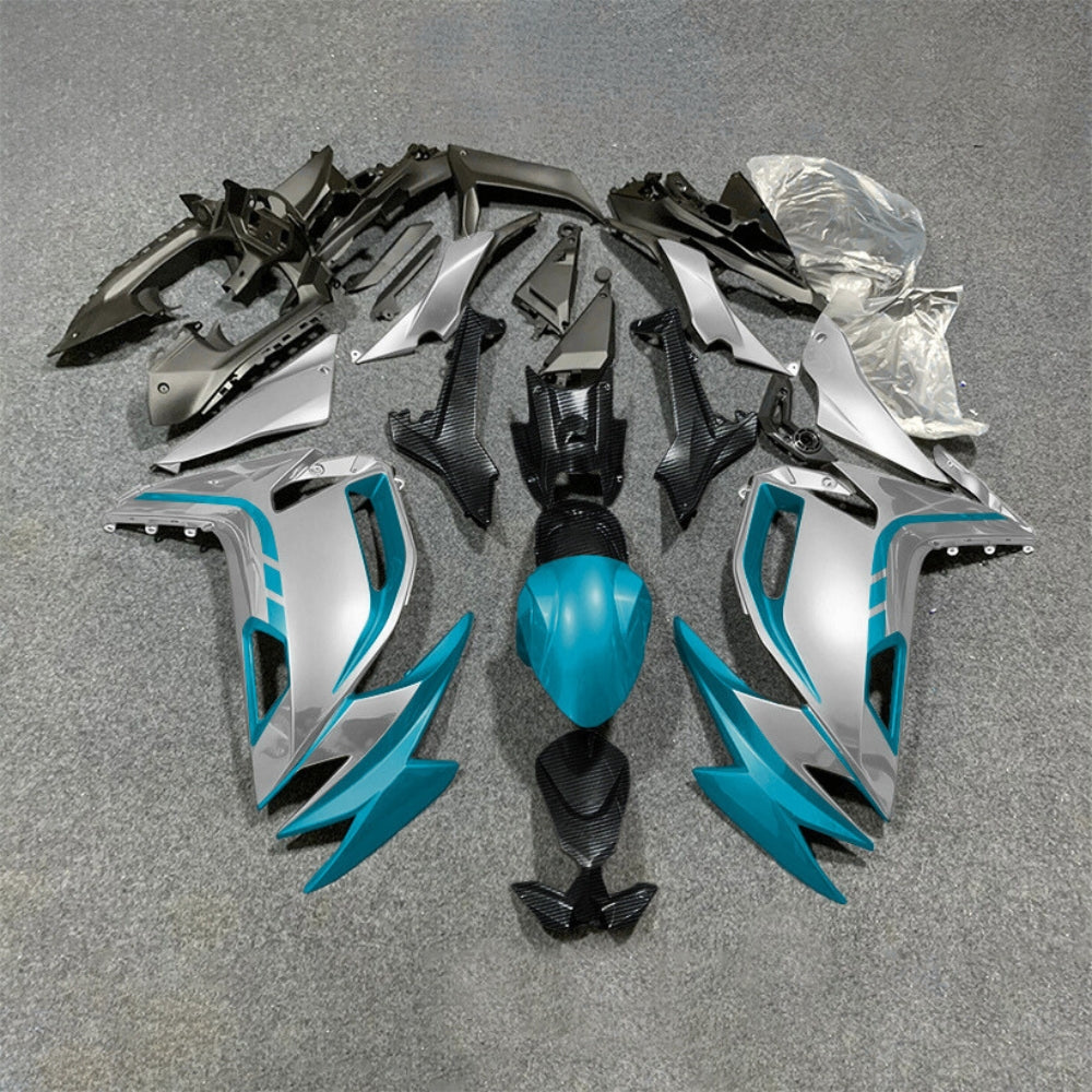 For KAWASAKI Ninja 650 ER-6F 2020-2026 Blue Black ABS Fairing Kit Complete Bodywork Panels | NiceFairings - main product image