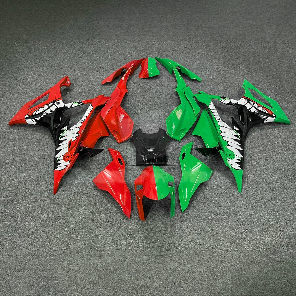 For BMW S1000RR 2019-2022 Red Black Custom Painted ABS Body Kit With Tank Cover | NiceFairings - main product image