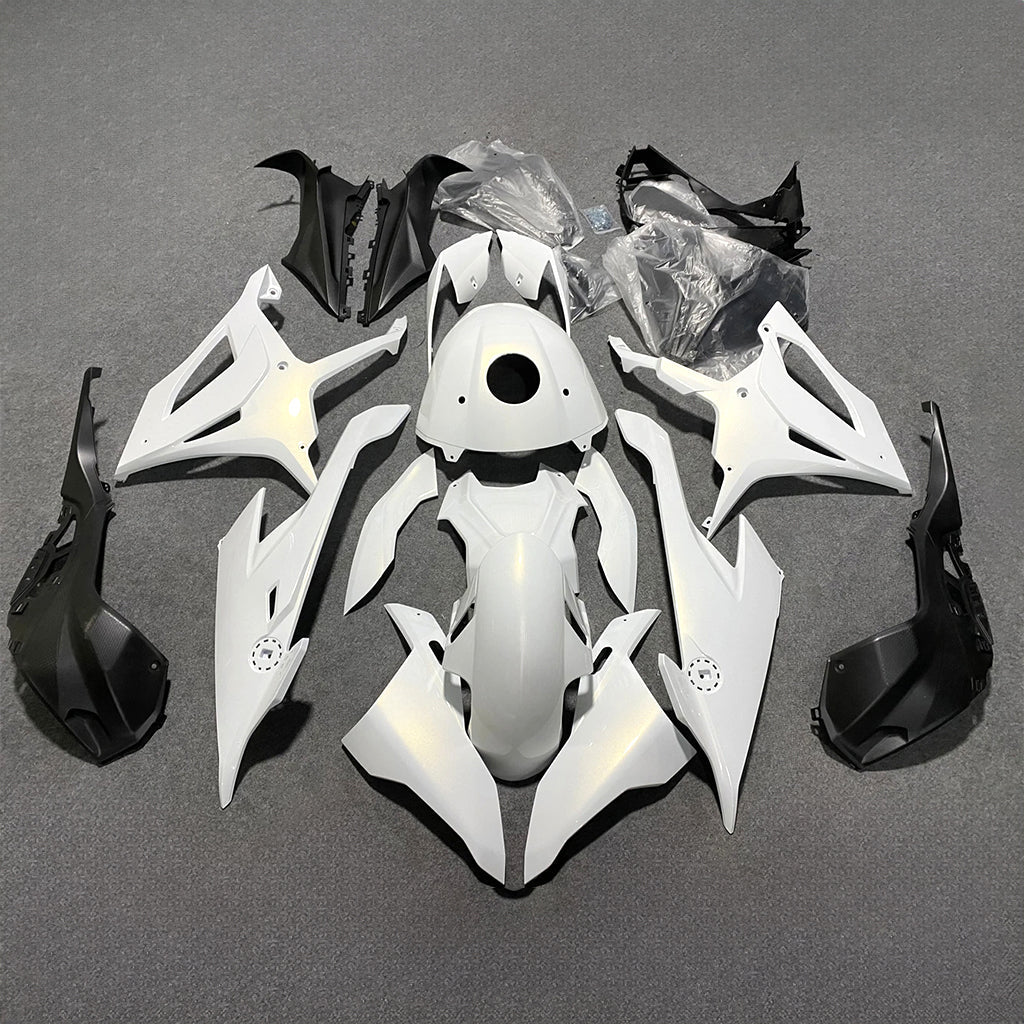 For BMW S1000RR 2019-2022 White Red Motorcycle Fairing Kit, Aftermarket ABS Body Panels | NiceFairings - main product image