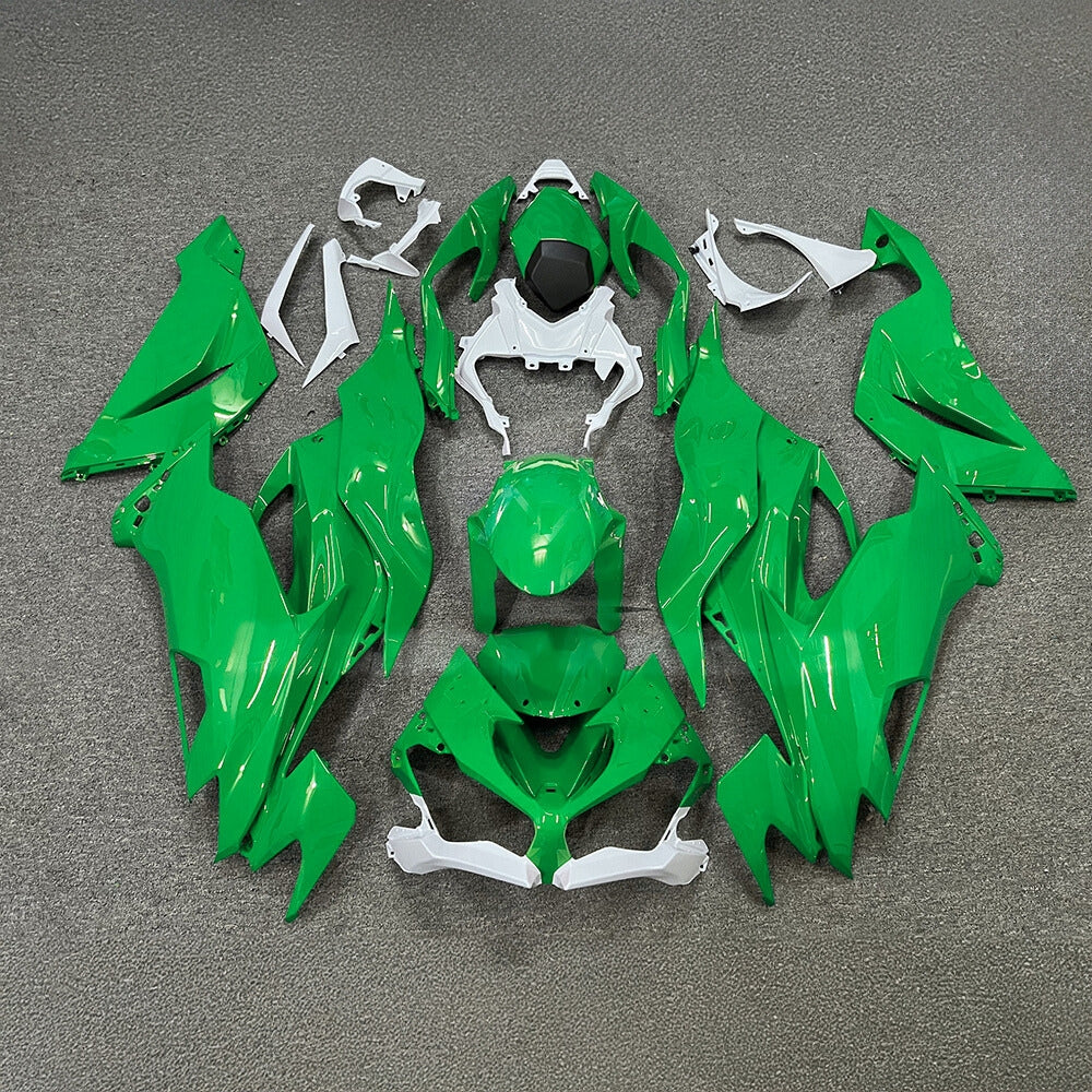 Kawasaki ZX6R 636 Custom Painted ABS Body Kit Lime Green | NiceFairings - main product image