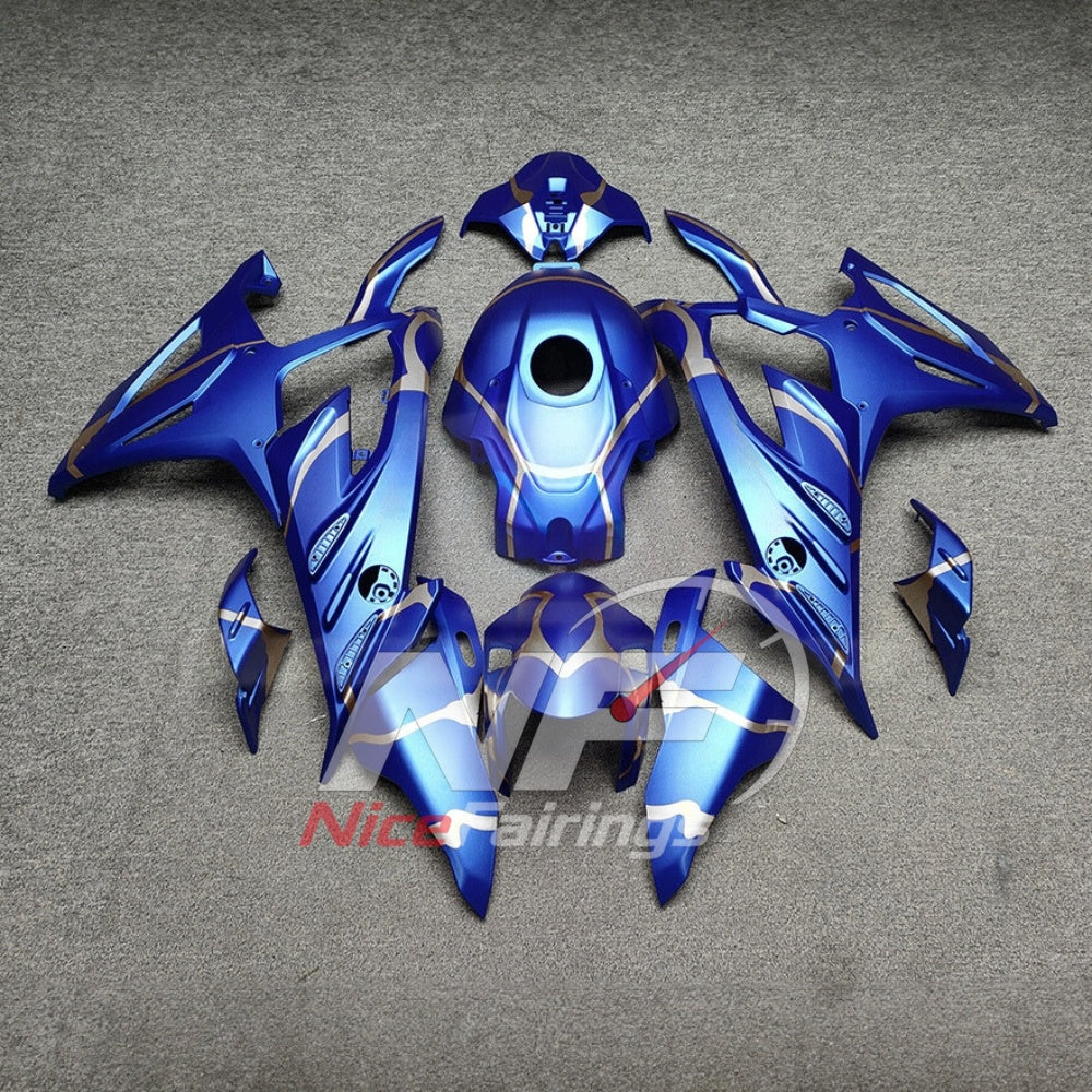 For BMW S1000RR 2023-2024 Yellow Black Motorcycle Fairing Kit with Aftermarket Body Panels | NiceFairings - paint design NO.4 option image