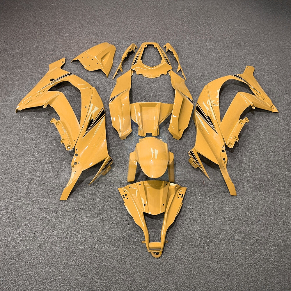 KAWASAKI ZX10R 2011-2015 Race Style Fairing Plastics | NiceFairings - paint design NO.1 option image