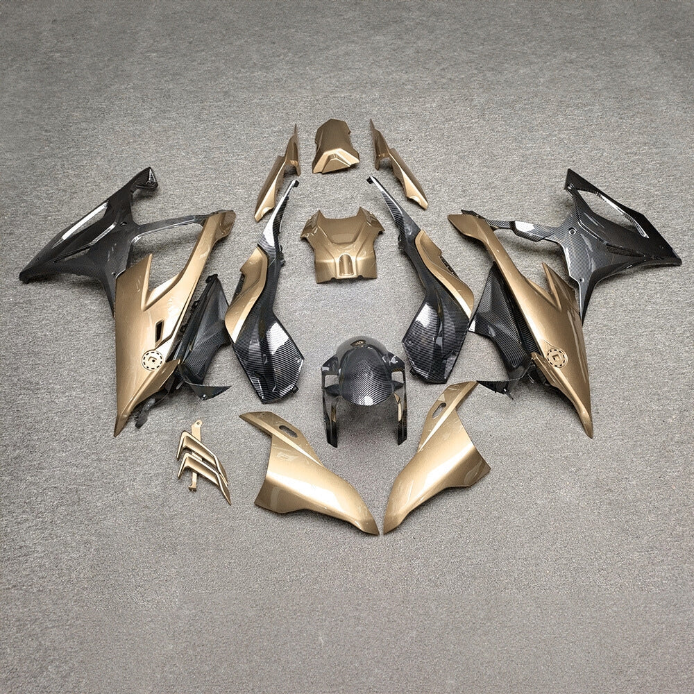 For BMW S1000RR 2019-2022 Gloss Black Custom Painted ABS Body Kit With Tank Cover | NiceFairings - main product image