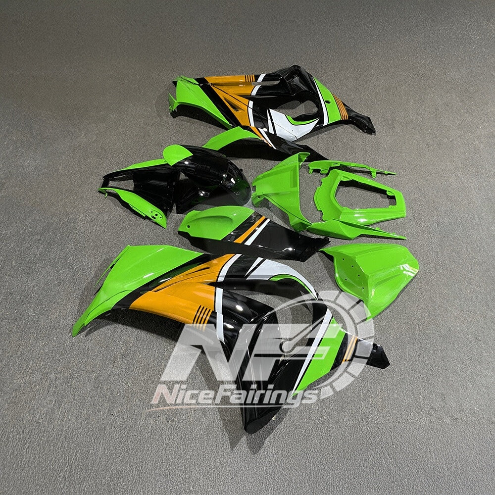 KAWASAKI ZX10R 2011-2015 Custom ABS Motorcycle Fairings | NiceFairings - paint design NO.1 option image