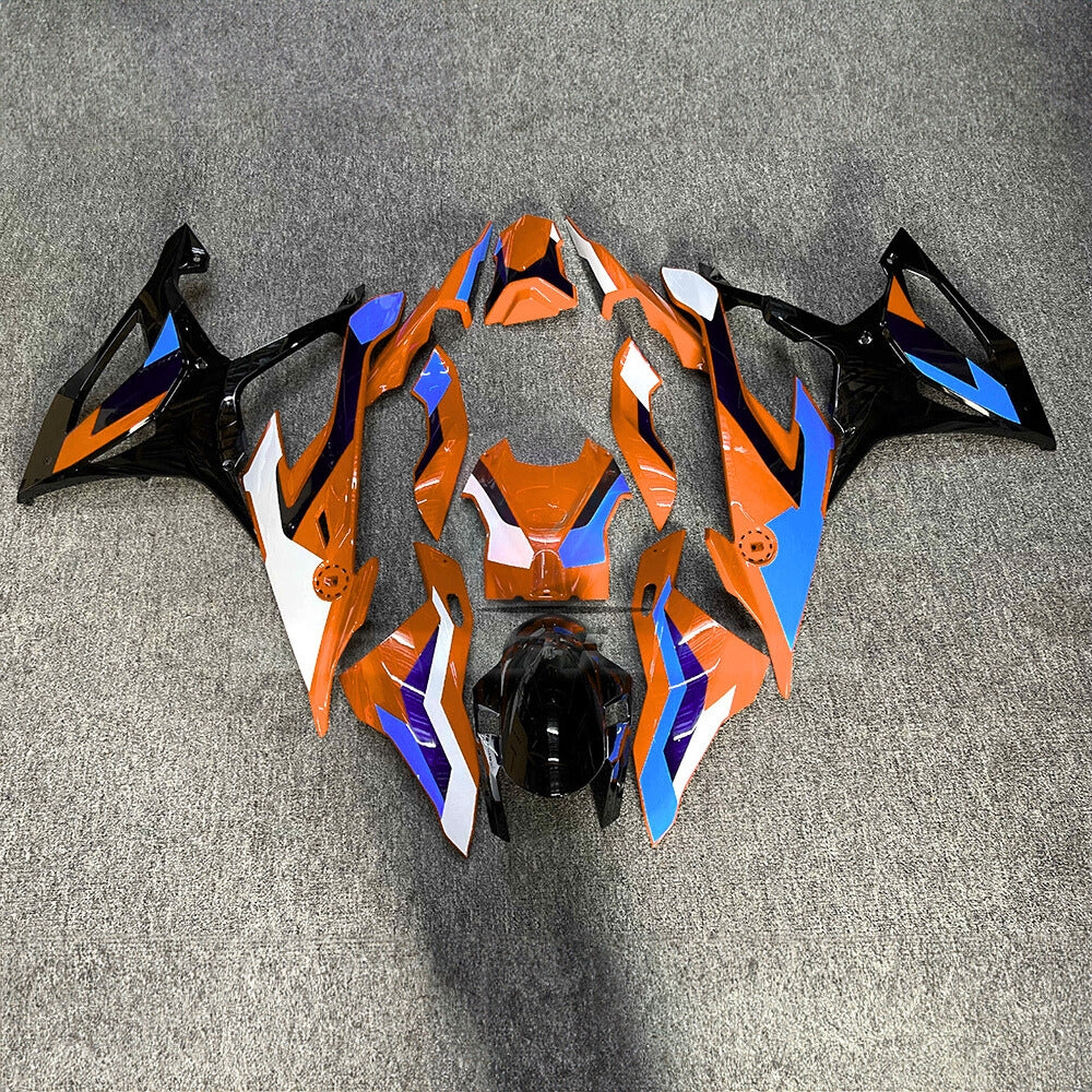 For BMW S1000RR 2019-2022 Custom Graphics ABS Fairing Kit, Custom Painted Motorcycle Bodywork | NiceFairings - main product image