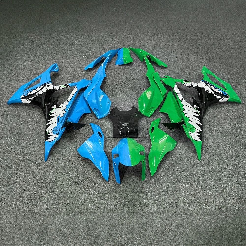For BMW S1000RR 2019-2022 Stealth Black Custom Fairings, ABS Replacement Plastics Full Body Kit | NiceFairings - main product image
