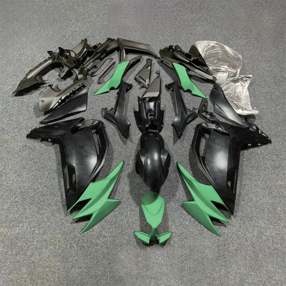 For KAWASAKI Ninja 650 ER-6F 2020-2026 Red Black Custom Painted Motorcycle Fairings Kit | NiceFairings - paint design NO.5 option image