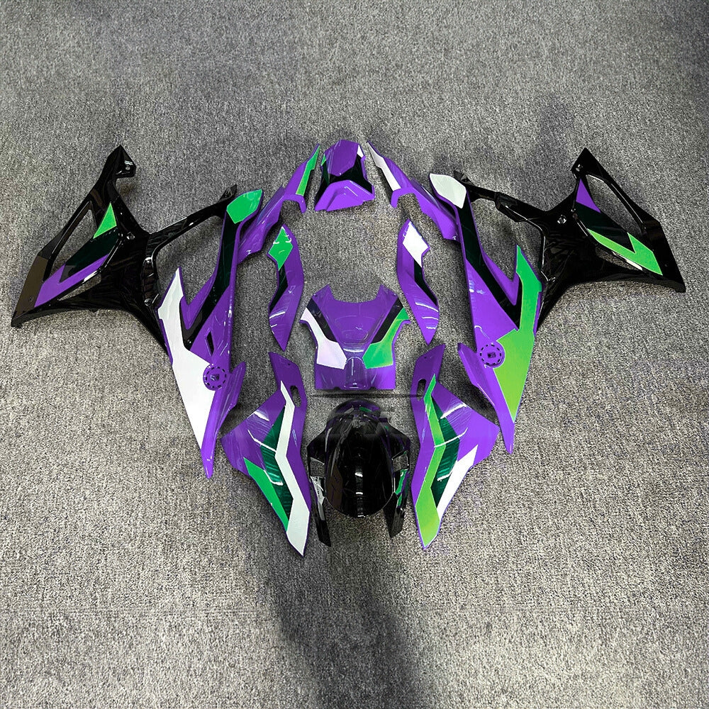For BMW S1000RR 2019-2022 White Black Custom Fairings, ABS Replacement Plastics Full Body Kit | NiceFairings - main product image