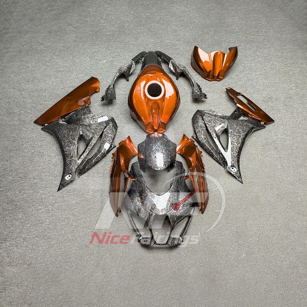 For Suzuki GSXR1000 K17 2017-2026 Painted ABS Fairings Red Black Complete Bodywork | NiceFairings - paint design NO.2 option image