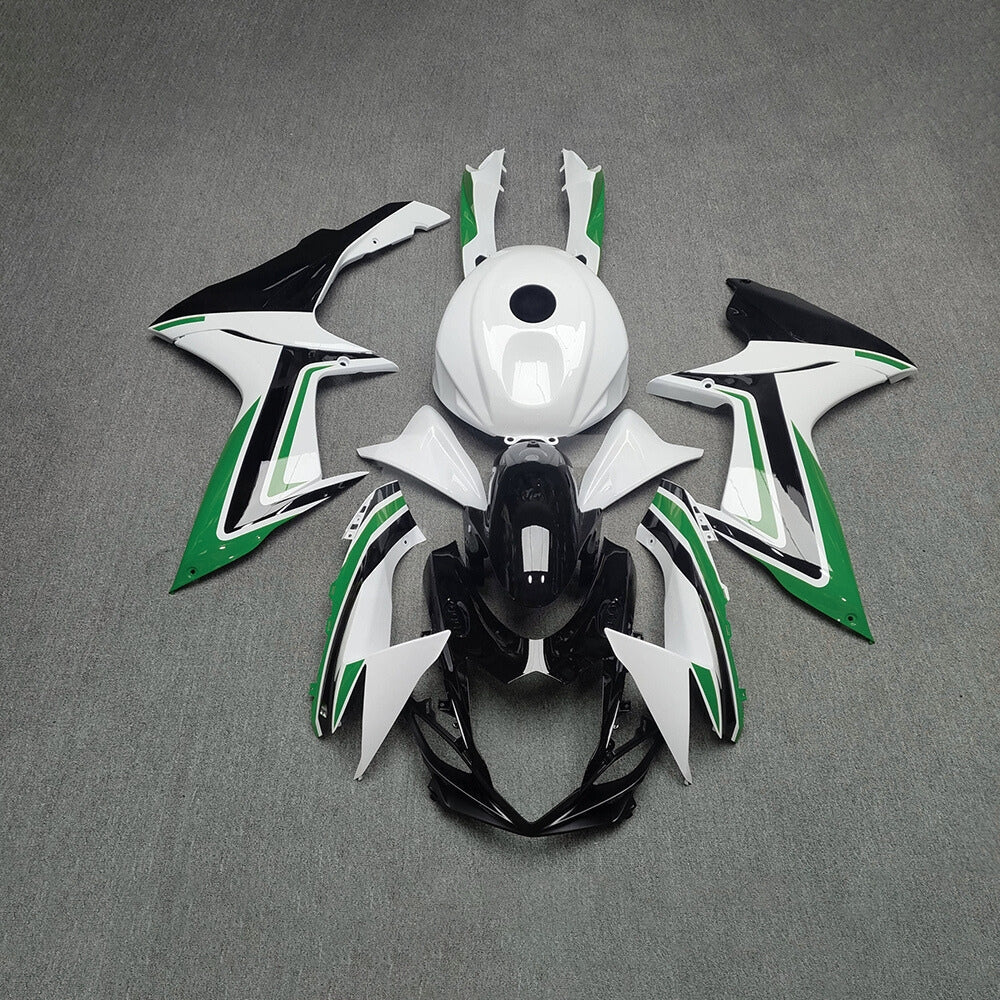 For Suzuki GSXR600 GSXR750 K11 2011-2026 Painted ABS Fairings Green Complete Bodywork | NiceFairings - paint design NO.6 option image