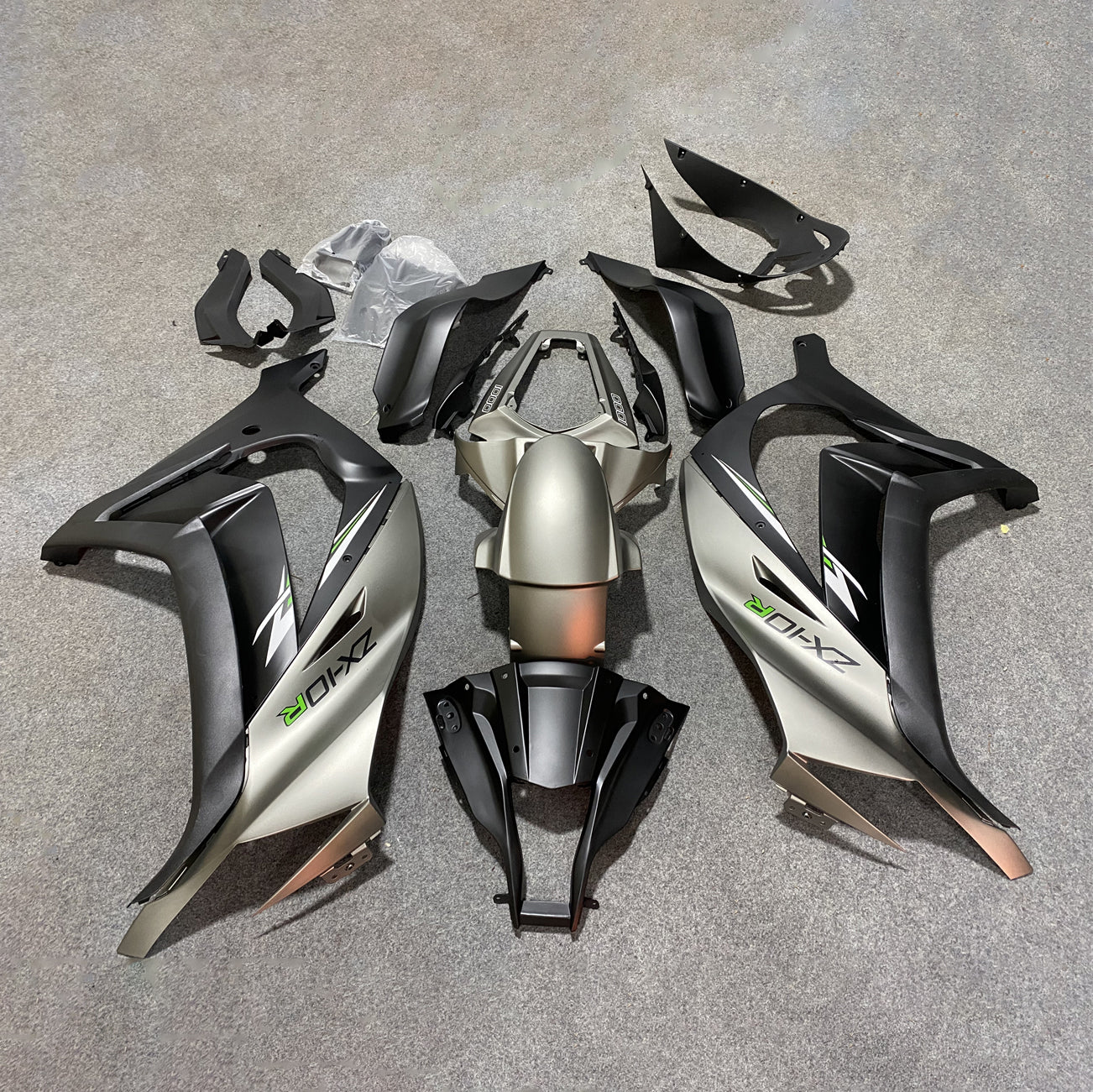 For KAWASAKI ZX10R 2011-2015 Custom Sportbike Fairings | NiceFairings - paint design NO.1 option image