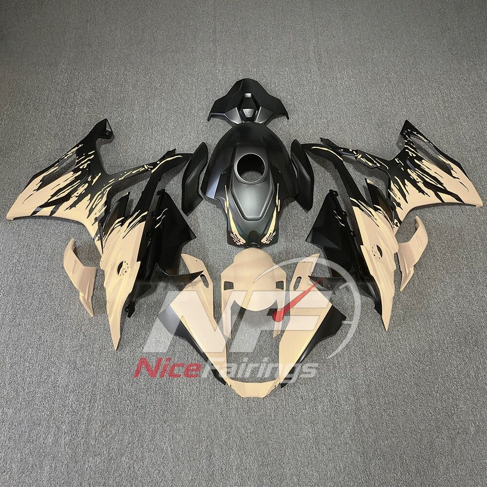 For BMW S1000RR 2023-2024 Blue Black Motorcycle Fairing Kit with Aftermarket Body Panels | NiceFairings - paint design NO.6 option image