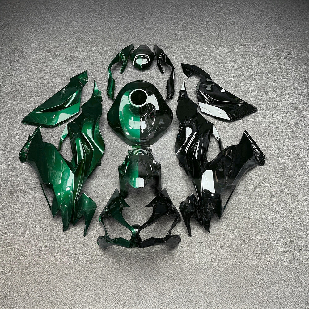 Kawasaki ZX-6R 636 2019-2023 Replacement Fairing Set Lime Green Tank Cover | NiceFairings - main product image