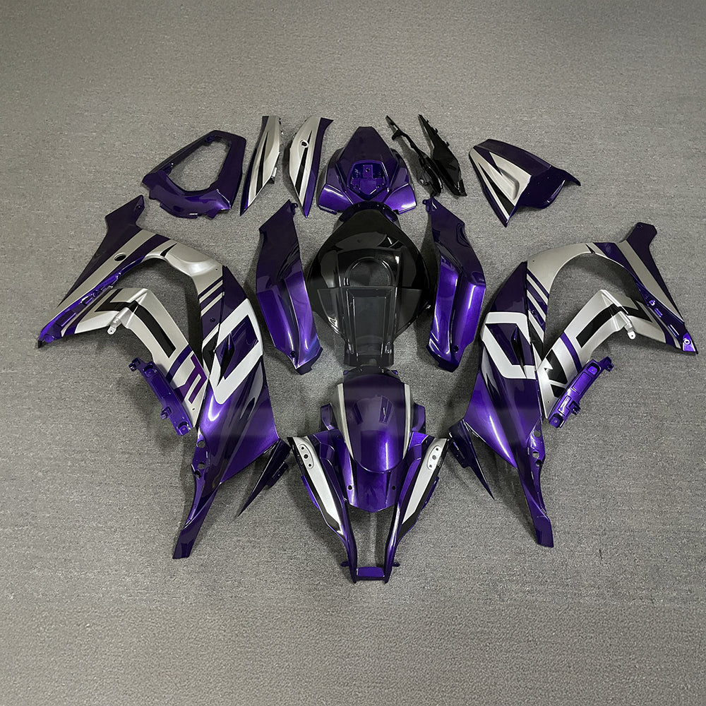 KAWASAKI ZX10R 2011-2015 Race Style Fairing Plastics | NiceFairings - paint design NO.1 option image