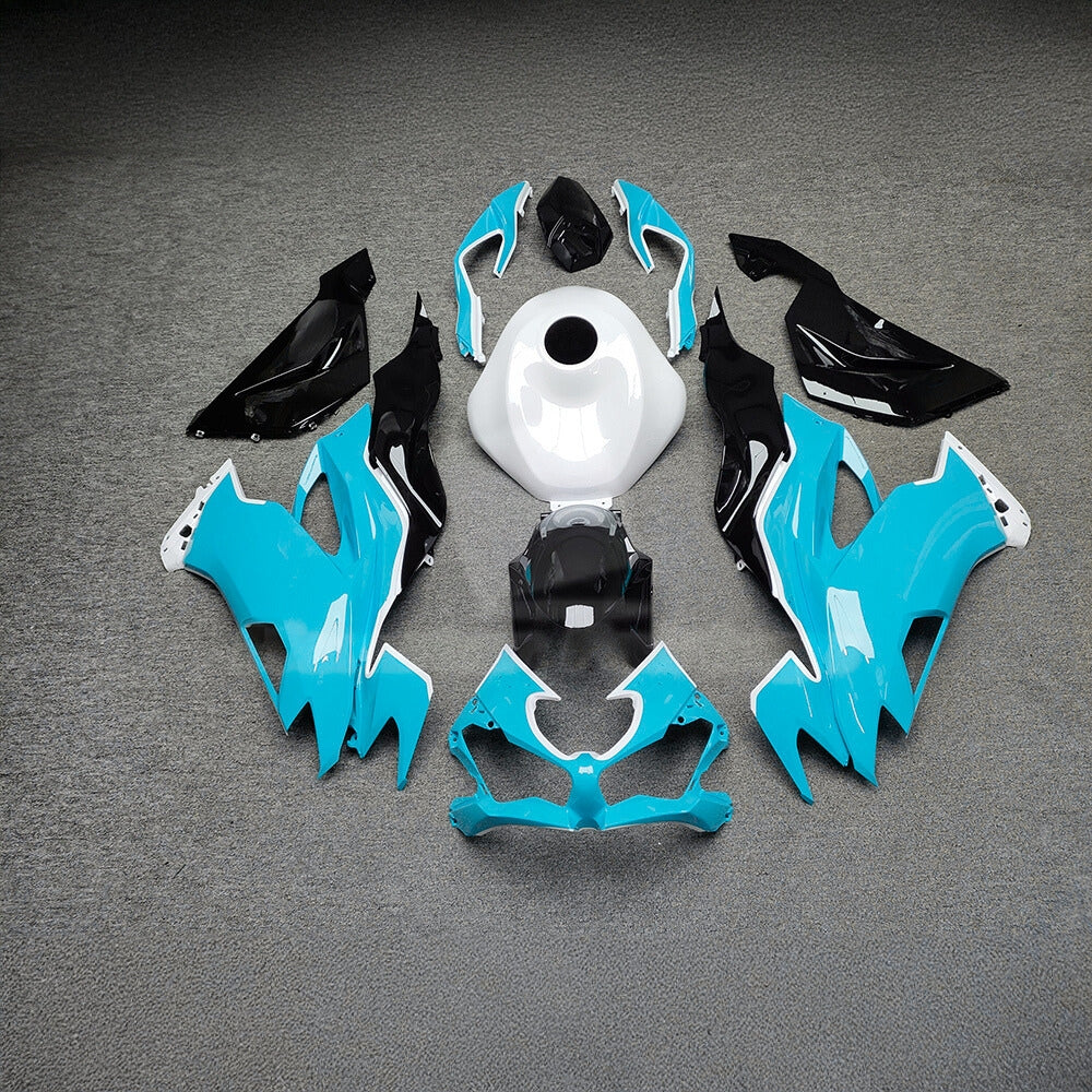 For Kawasaki ZX6R 636 2019-2023 ABS Fairing Kit Red Black Premium Edition | NiceFairings - main product image