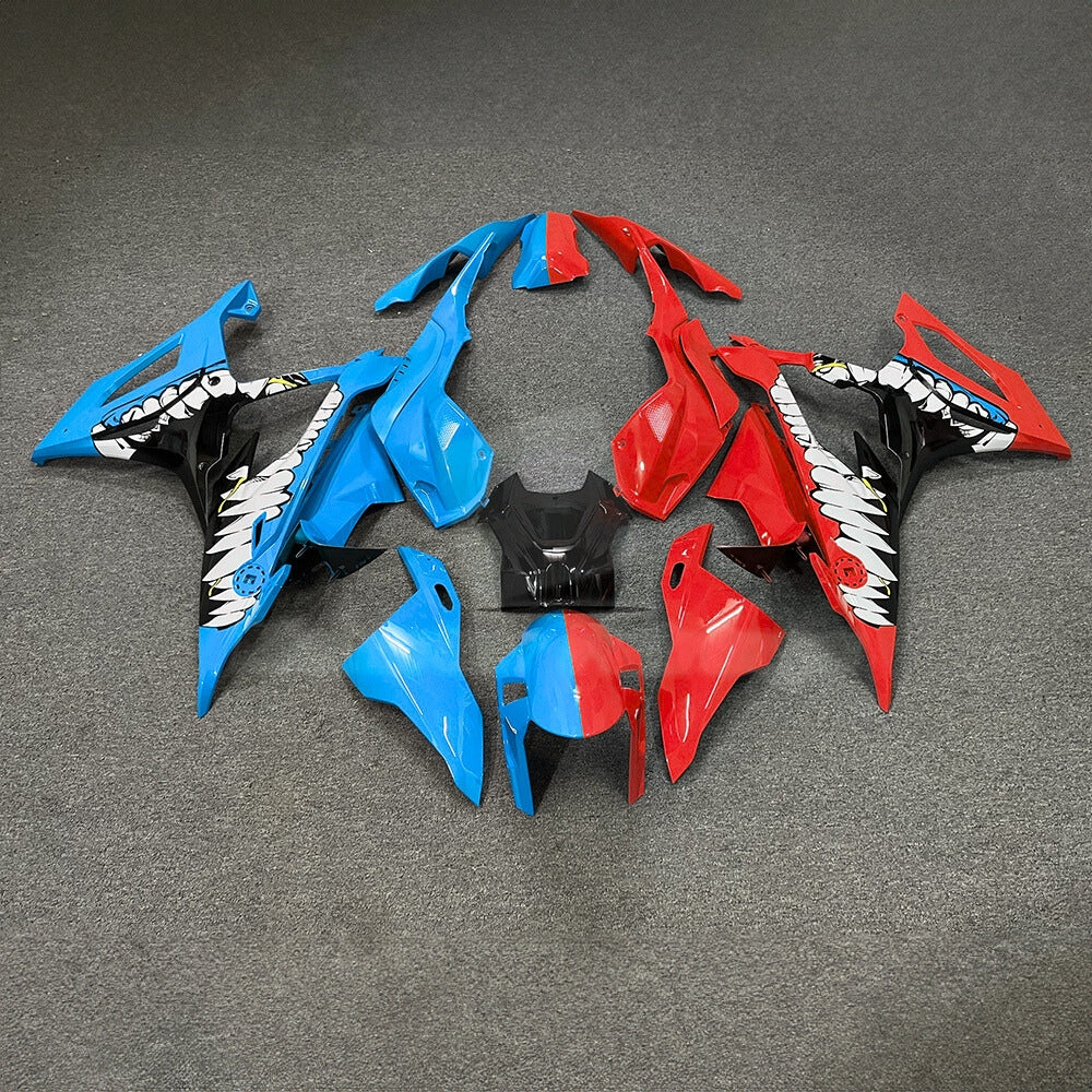 For BMW S1000RR 2019-2022 Carbon Look Tank Cover ABS Fairing Kit, Custom Painted Motorcycle Bodywork | NiceFairings - main product image