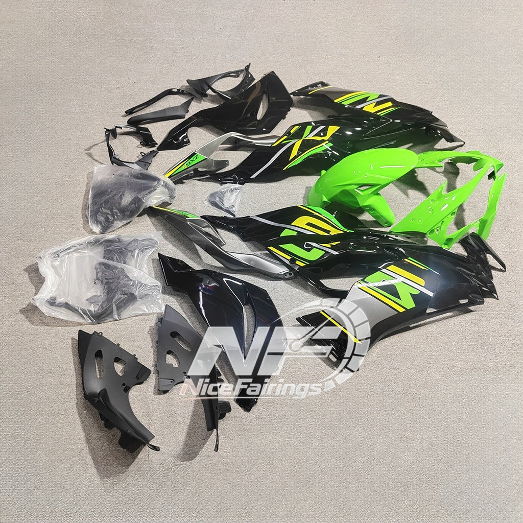 Kawasaki Ninja ZX-6R 636 2019-2023 Custom Fairings White Blue | NiceFairings - main product image