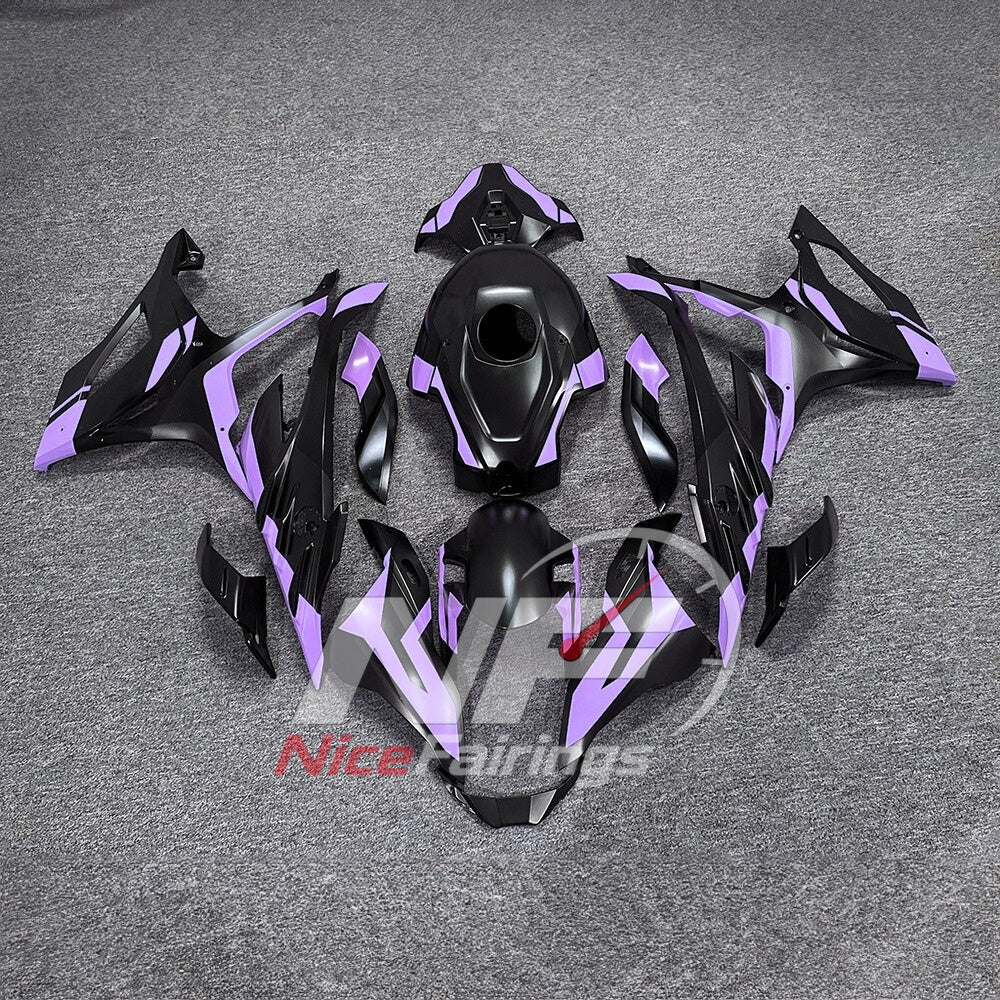 For BMW S1000RR 2023-2024 Red Black Custom Fairings with ABS Sportbike Plastics and Full Body Kit | NiceFairings - paint design NO.3 option image