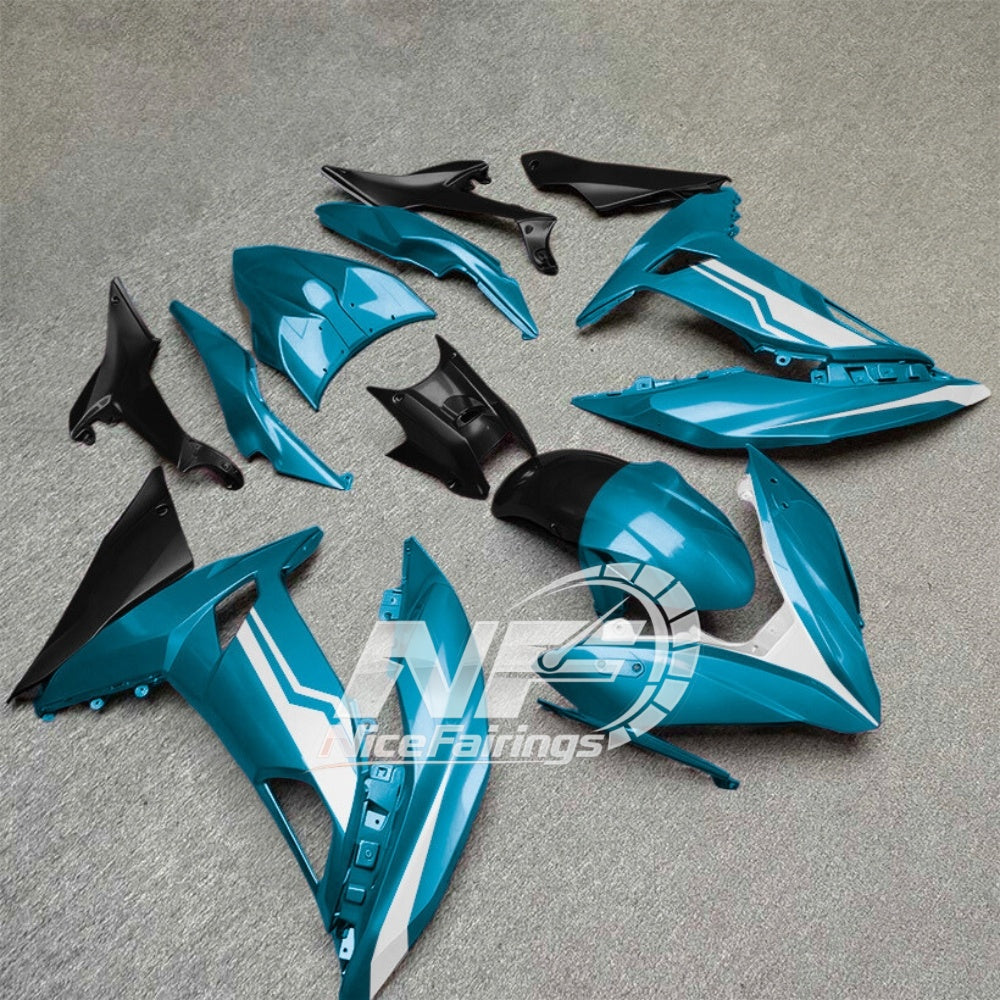 Ninja 650 2017-2019 ABS Motorcycle Plastics Style 38 | NiceFairings - paint design NO.2 option image