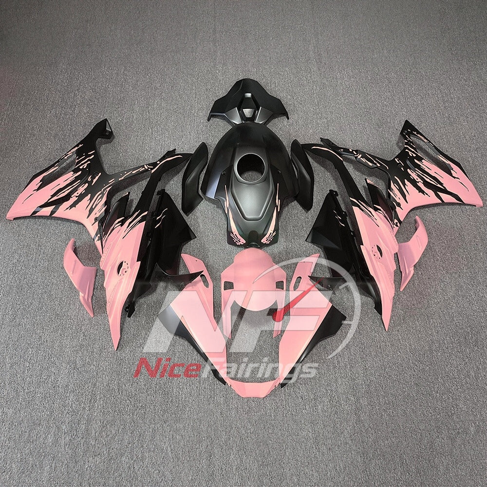 For BMW S1000RR 2023-2024 Yellow Black Custom Fairings with ABS Sportbike Plastics and Full Body Kit | NiceFairings - paint design NO.3 option image