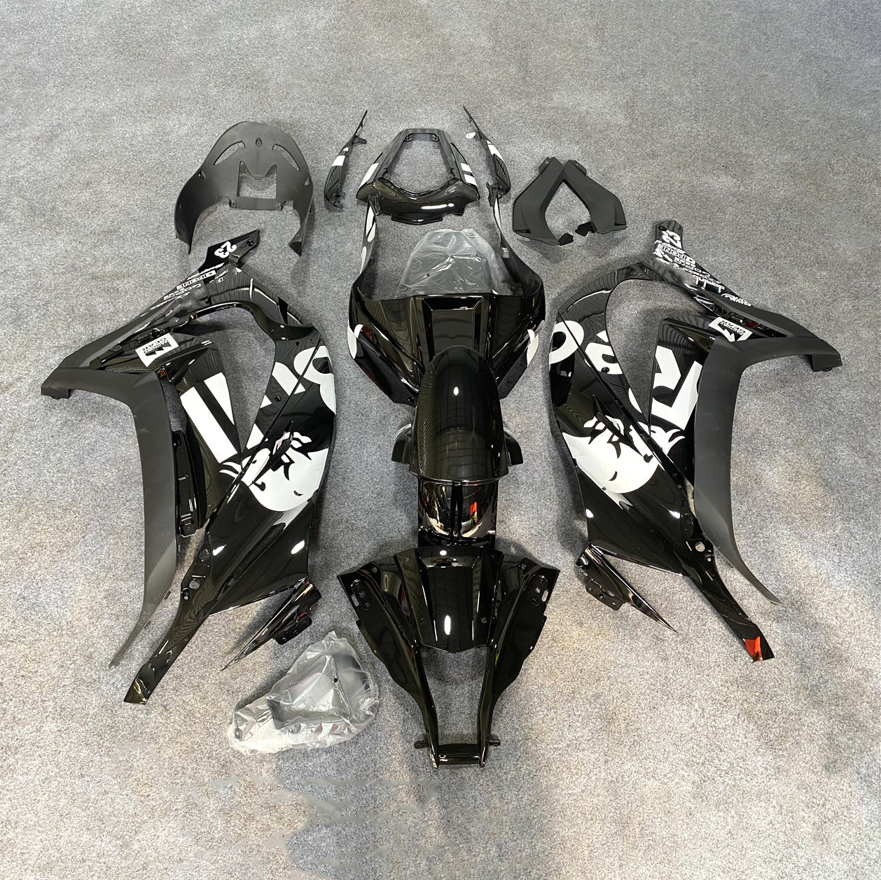 KAWASAKI ZX10R 2011-2015 Custom ABS Motorcycle Fairings | NiceFairings - paint design NO.2 option image