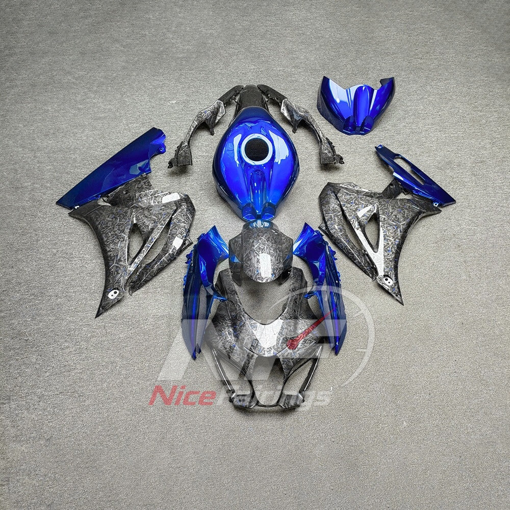 For Suzuki GSXR1000 K17 2017-2026 Painted ABS Fairings Red Black Complete Bodywork | NiceFairings - paint design NO.3 option image