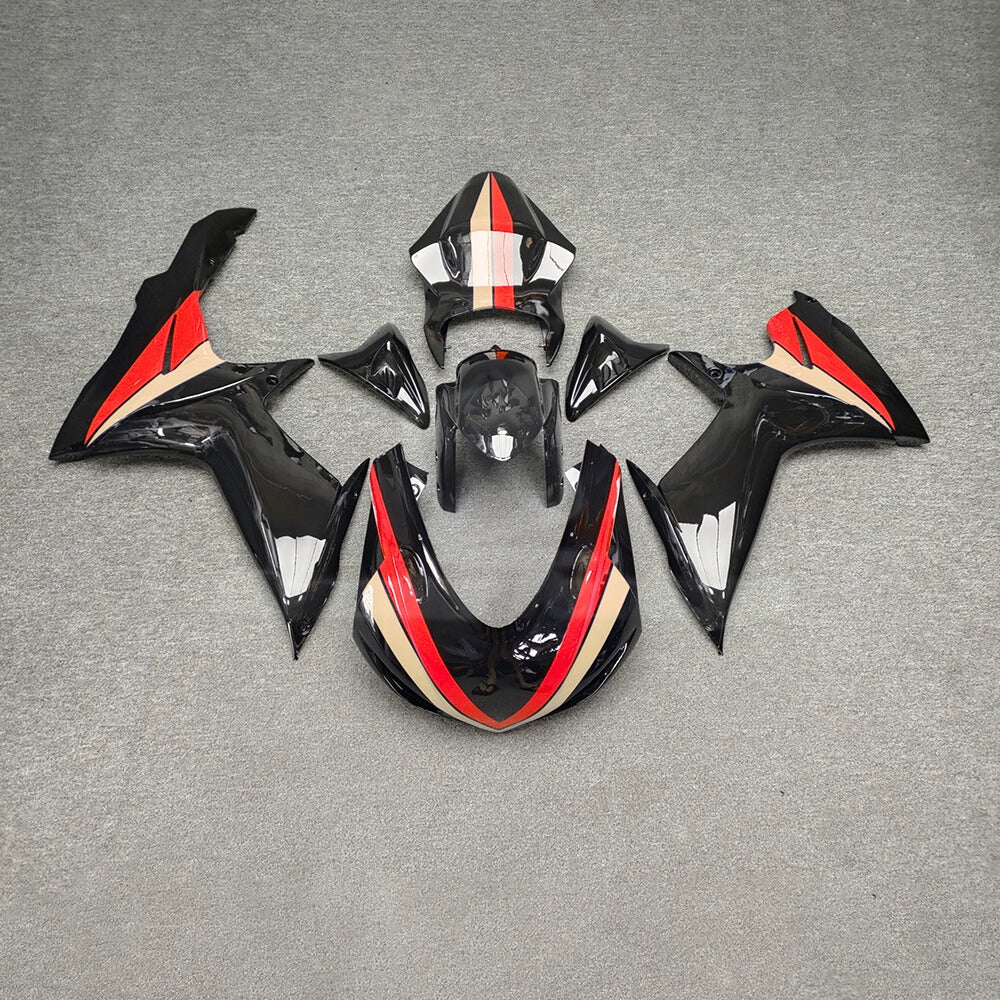 For Suzuki GSXR600 GSXR750 K11 2011-2016 ABS Fairing Kit White Black Painted Bodywork | NiceFairings - main product image